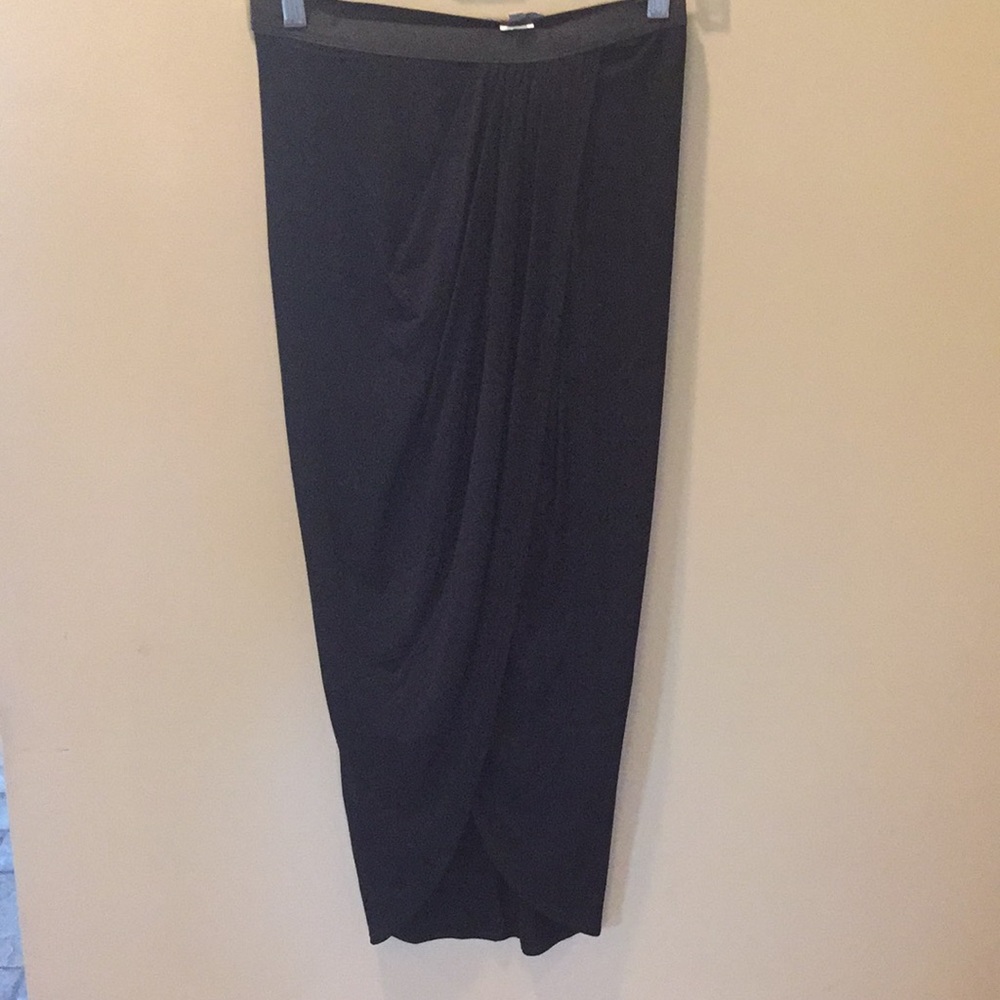 Black Asymmetrical Skirt